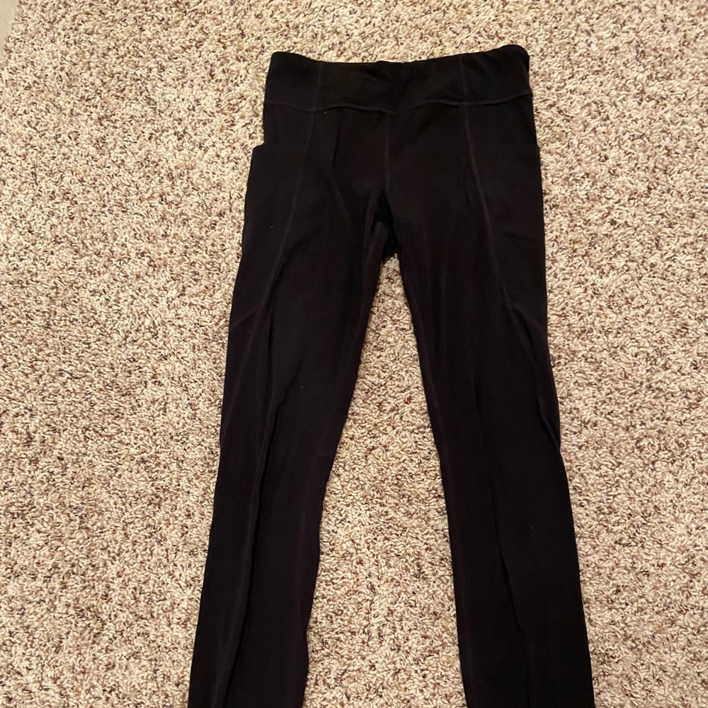 Girls Athleta black leggings